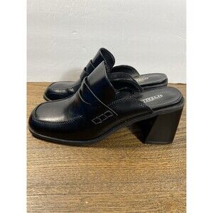 Seychelles Clogs Mules Shoes Kami Women's Size 8.5 Black Heel 3" Y2K/Chic/Trendy